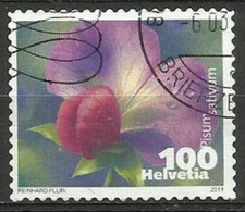 2011 Svizzera - Snow Pea (Pisum Sativum) Nr. Yvert 2121 Usato - Used Stamps