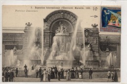 13 - MARSEILLE - Exposition Internationale D'Electricité 1908 Fontaines Lumineuses - Exposition D'Electricité Et Autres