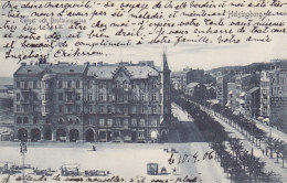 Helsingborg - Torget Och Drottninggatan (animation, Stamp 1906 To Anvers) - Suède