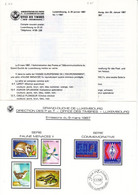 Luxemburg. Post-Informationsmaterial Ausgabe Nr 1/1987 (6.184) - Lettres & Documents