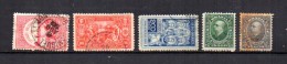 Brasil   1908-15  .-   Y&T  Nº   142 - 143 - 144 - 145/146 - Used Stamps