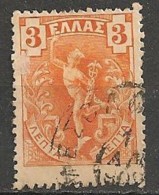 Timbres - Grèce - 1900-01 -  3 L - - Used Stamps
