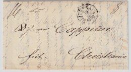 1852," Kopenhagen "  Nach Norwegen! , #4984 - ...-1851 Vorphilatelie