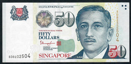 SINGAPORE P49h  50  DOLLARS  2015 #5DB       XF-AU - Singapur