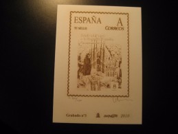 SPAIN Grabado Nº3 Barnafil 2010 Proof Printing 1.100 Papa Pope Benedict XVI Sagrada Familia Gaudi Engraved Barcelona - Ensayos & Reimpresiones