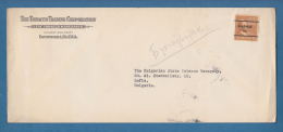 206996 / 1953 ENVELOPE - 1 1/2 C. LOUISVILLE KY. Precancel Preo , THE TOBACCO TRADING CORPORATION - United States USA - Preobliterati