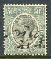 Tanganyika 1927-31 KGV - 50c Grey Used (SG 100) - Fiscal - Tanganyika (...-1932)