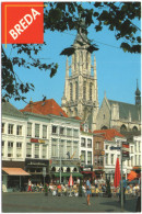 OLANDA - NEDERLAND - Paesi Bassi - Breda Grote Market Met Grote Kerk - Wrote But Not Sent - Breda