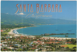 STATI UNITI - UNITED STATES - USA - US - Panorama - Overlooking The Harbor And Beach Area - Wrote But Not Sent - Santa Barbara