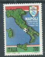Italie N° 1881 XX Naples, Champion D'Italie De Football Pour La Saison 1989 / 90, Sans Charnière, TB - Unused Stamps