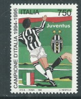 Italie N° 2124 XX Juventus De Turin, Champion D´Italie De Football La Saison 1994 / 95, Sans Charnière, TB - Ongebruikt