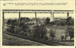 Moresnet -- Le  Viaduc, Construit  Pendant L´ Occupation  1914-1918.    (2 Scans) - Plombières