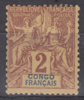 French Congo 1892 Yvert#13 Mint Hinged - Ungebraucht