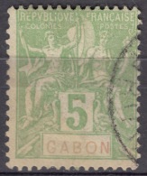 Gabon 1904 Yvert#19 Used - Gebruikt