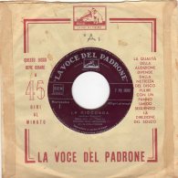 La Voce Del Padrone - 45 Giri- Lato "A" - "B" -  La Gioconda- Boston Pops Orchestra - - Andere - Italiaans
