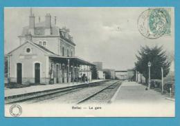 CPA - Chemin De Fer La Gare De BELLAC 87 - Bellac