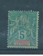 France Colonie Inde Timbres De 1892  N°4  Neuf Sans Gomme - Used Stamps