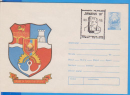 COAT OF ARMS DROBETA TURNU SEVERIN LIONS BRIDGE ROMANIA POSTAL STATIONERY - Covers