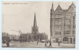 Sheffield - Parish Church From Fargate - Sheffield