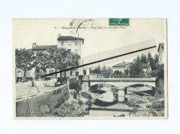 CPA  -  Brignais  -  Pont Neuf Et Nouvelle Place - Brignais