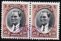 1930. MUSTAFA KEMAL PASCHA. 500 KURSUS. 2 EX.  (Michel: 912) - JF193801 - Autres & Non Classés