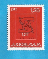 1969  1317  ILO ARBEITSORGANISATION  JUGOSLAVIJA JUGOSLAWIEN  MNH - Neufs