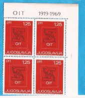 1969  1317  ILO ARBEITSORGANISATION  JUGOSLAVIJA JUGOSLAWIEN  MNH - Neufs