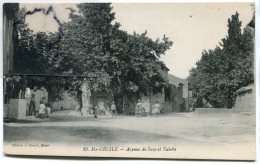 - 19 - Ste - CECILE - ( Les Vignes ), Avenue De Suze Et Tulette, écrite, Animation, Pour Bourg, TBE, Scans. - Altri & Non Classificati