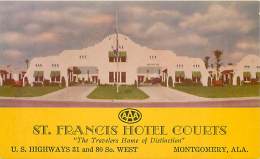 199687-Alabama, Montgomery, Saint Francis Hotel Courts, Highway 31 & 80, Bone-Crow Company - Montgomery