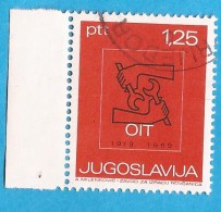1969  1317  ILO ARBEITSORGANISATION  JUGOSLAVIJA JUGOSLAWIEN  USED - Neufs