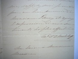 Lettre Autographe De La Maréchale Pélissier Duchesse De Malakoff - Second Empire - Personaggi Storici