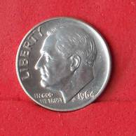 USA 1 DIME 1964 - 2,5 GRS - 0,900 SILVER   KM# 195 - (Nº14666) - 1946-...: Roosevelt