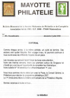 MAYOTTE - Bulletin N° 14 De La Société Mahoraise De Philatélie Et De Cartophilie (SMPC) - Otros & Sin Clasificación