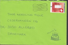 Switzerland BASEL 2009? Cover Lettera ALLERØD Denmark ATM / Frama Label - Máquinas De Franquear