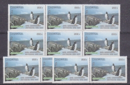 Greenpeace 1997 Mongolia 500F Value Penguins 10x   ** Mnh (28957) - Andere & Zonder Classificatie