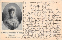 1896- Sa Majesté L'Impératrice De Russie à PARIS Le 6 Octobre 1896 - Recepties