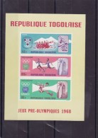 TOGO : JO De Mexico Et De Grenoble : Y&T : BF 29** PA - Togo (1960-...)