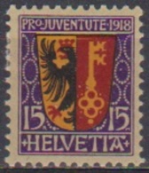 Schweiz 1918 MiNr.144 * Falz Pro Juventute  Wappen  ( 3190 ) - Nuevos