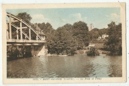 MERY-SUR-OISE  (95.Val D´Oise) Le Pont Et L'Oise - Mery Sur Oise