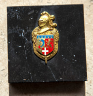Légion Gend Rhône Alpes	Sur Socle "marbre" - Politie En Rijkswacht
