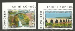 Turkey; 2014 Historical Bridges - Unused Stamps