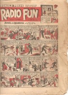 RADIO FUN Every Thursday N°570 September 10th 1949 JEWEL & WARRIS OUR CRAZY COUPLE OF COMICS - Cómics De Periódicos