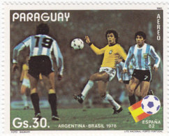 Paraguay 1982 - Nr. 3491 - Postfrisch **  - Mint Never Hinged With Original Gum - Fussball WM 1982 - 1982 – Espagne
