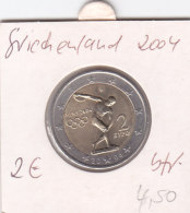 Griechenland 2004 - 2 Euro  Olympische Spiele Diskuswurf - Bfr. - Griekenland