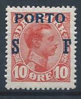 Danemark 1917 N° 21 * MH  Surchargé SF - Oficiales