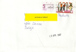 Nederland 2007 Zwolle >> Deinze B - Cartas & Documentos