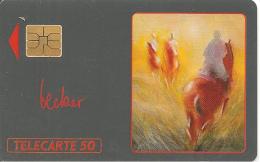 CARTE-PRIVEE-PUBLIC-MONACO-50U-ME 04-04/91-RANDONNEE-Becker-UTILISE-TBE - Monaco