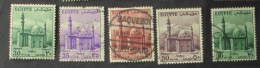 Egitto 1953 Mosquee Sultan Hussein 5 Stamps Used - Oblitérés