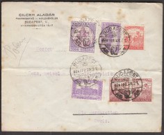 Hungary Budapest 28.2.1924 / Letter To St. Margaretten, Switzerland - Cartas & Documentos