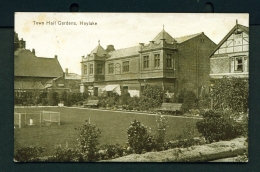 ENGLAND  -  Hoylake  Town Hall Gardens  Used Vintage Postcard As Scans - Andere & Zonder Classificatie